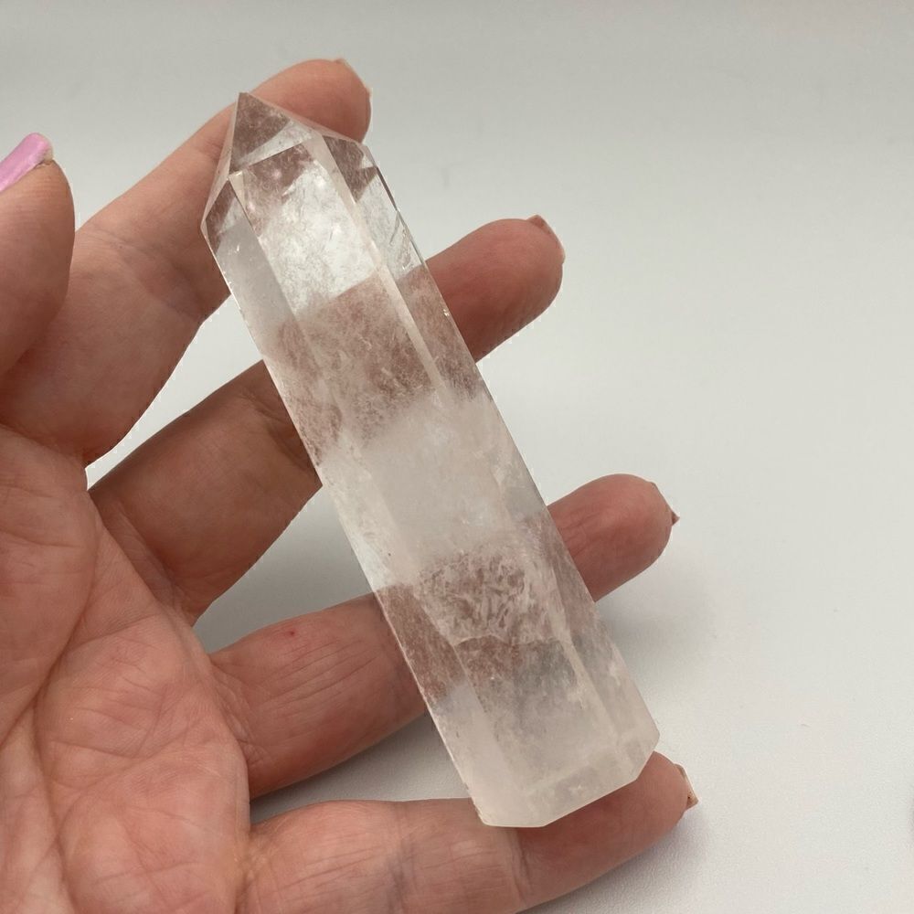 Genuine Clear Quartz Crystal Point, Tower, Wand For Reiki Chakra Mediation